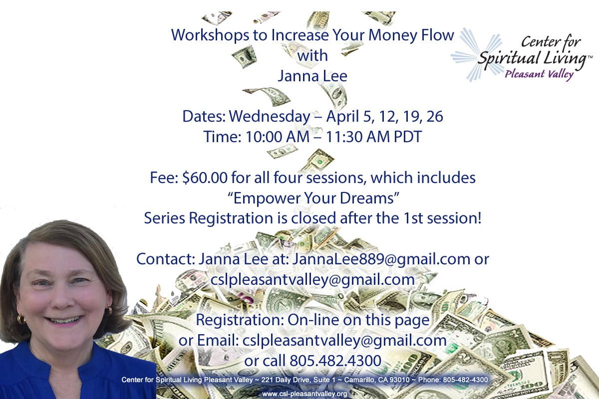 Jamma Lee Money Workshop at CSL Pleasant Valley