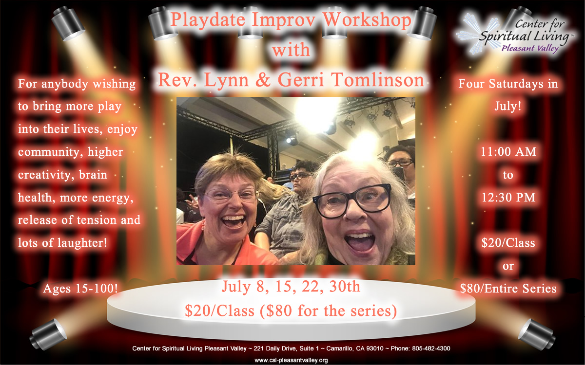 Playdate Improv Workshop at CSL Pleasant Valley
