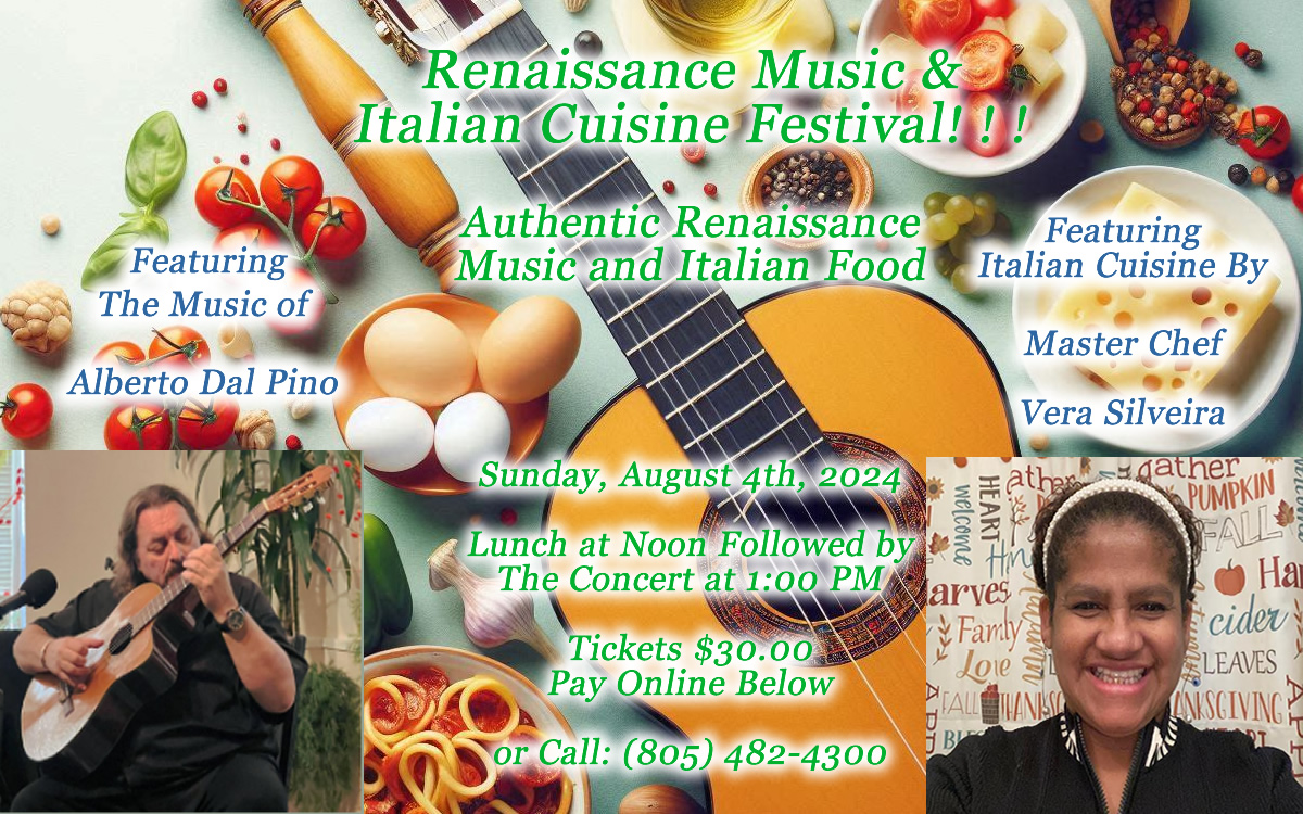 Italian Renaissance Music and Lunch at CSL Pleasant Valley