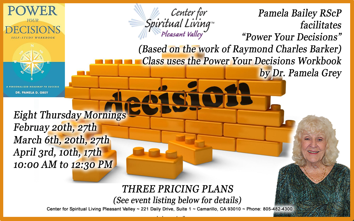 Power of Decision Class with Pamela Bailey