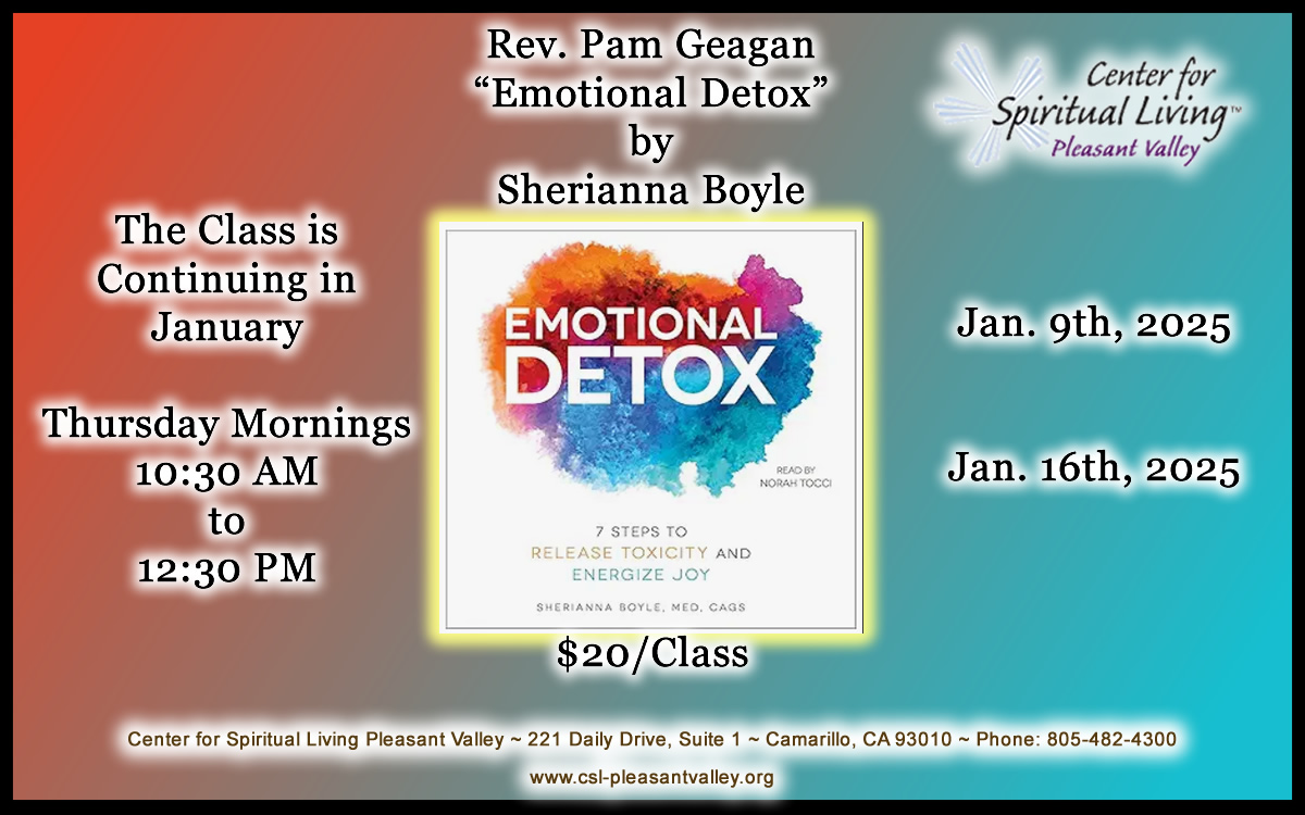 Rev. Pam Emotional Detox Class at CSL Pleasant Valley